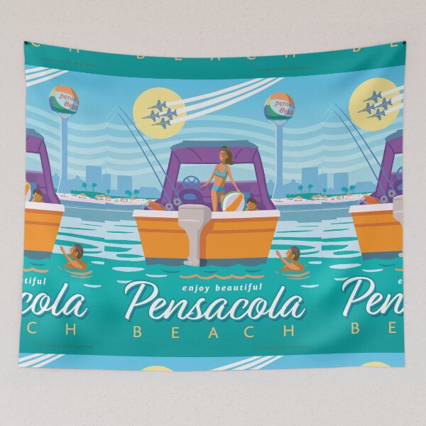 Item preview, Enjoy Beautiful Pensacola Beach designed and sold by BrshnSktchStdio.