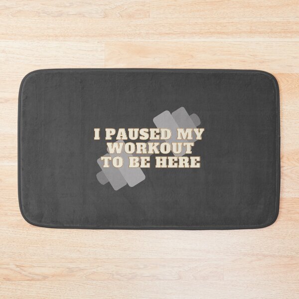 Item preview, I Paused My Workout To Be Here designed and sold by karolaan.