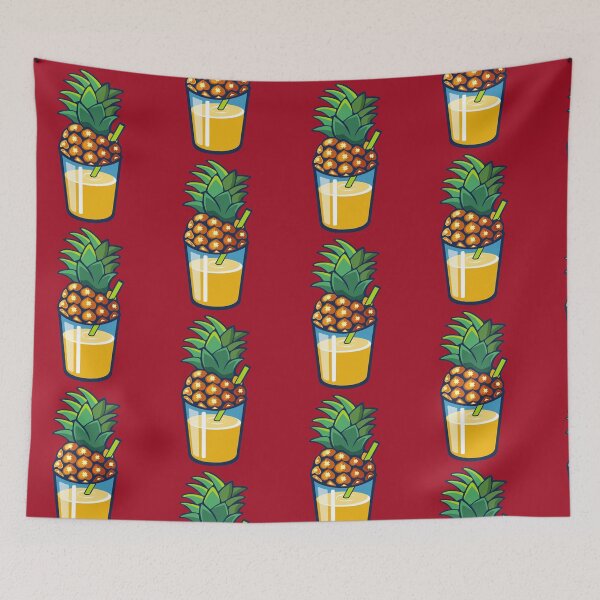Item preview, abstract colorful pineapple  designed and sold by THROUGH-LIFE.