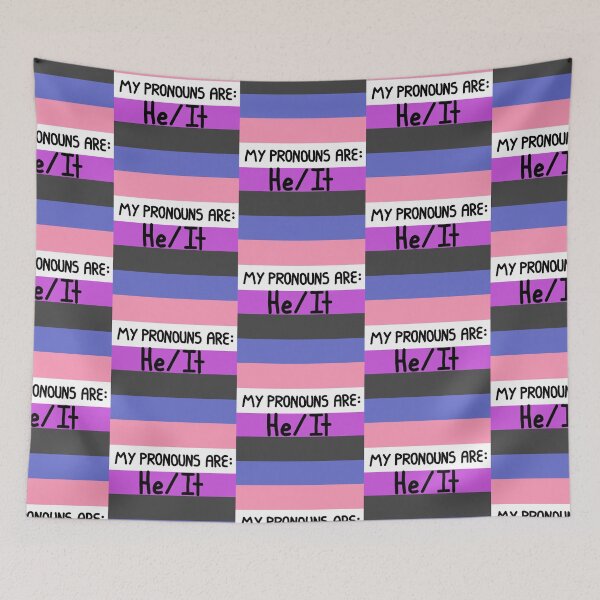 Item preview, Genderfluid he it designed and sold by AmIAnAngelYet.