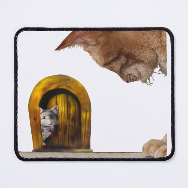 Item preview, The Mouse The Cat Is at My Door designed and sold by Rowena Jones.