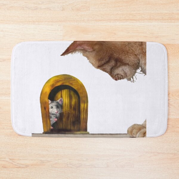 Item preview, The Mouse The Cat Is at My Door designed and sold by Rowena Jones.