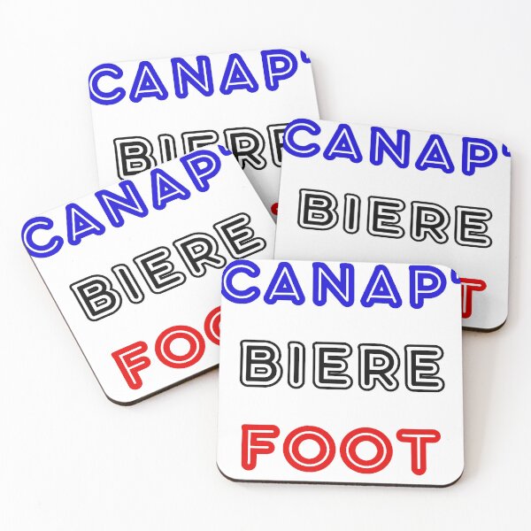 Item preview, Canap' Bière Foot - blue white red designed and sold by Jero-fan.