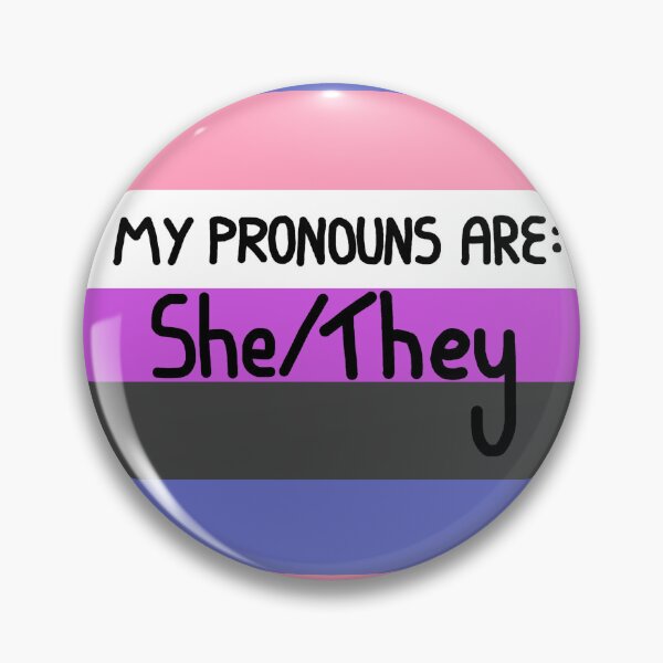 Item preview, Genderfluid she they designed and sold by AmIAnAngelYet.