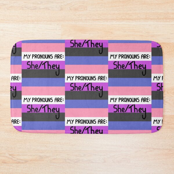 Item preview, Genderfluid she they designed and sold by AmIAnAngelYet.