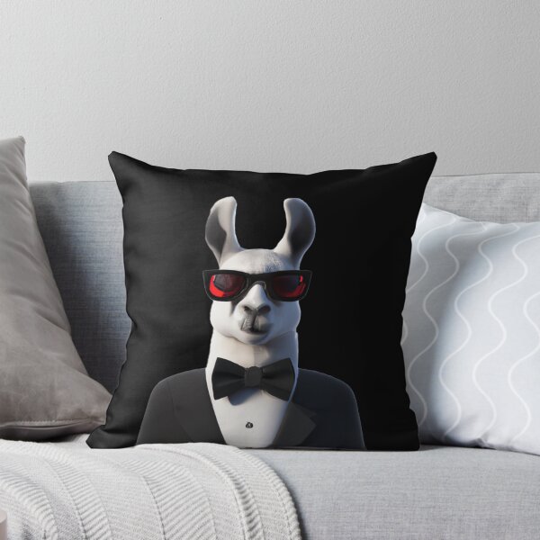 Item preview, Llama in tuxedo player classic pimp sticker -- 3D  designed and sold by glitchman2.