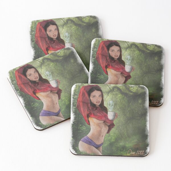 Item preview, Girl in the jungle enjoying a special coffee designed and sold by HenryDrae.