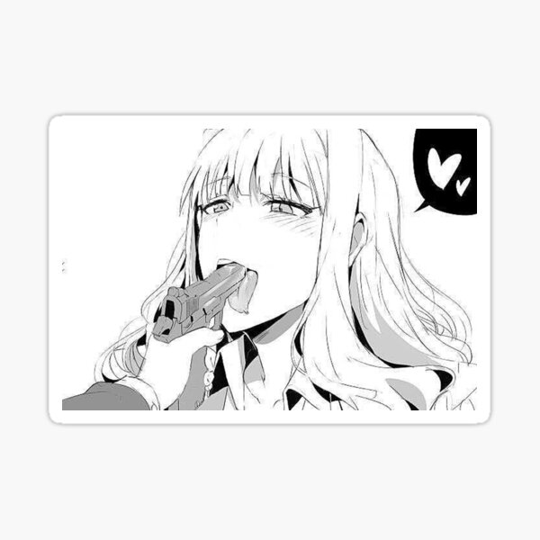 Anime Gun Stickers For Sale Redbubble