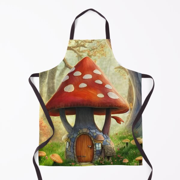 Item preview, Cozy Mushroom Cottage in the Autumn Woods designed and sold by DreamyEscapism.
