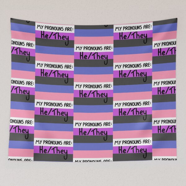 Item preview, Genderfluid he they designed and sold by AmIAnAngelYet.