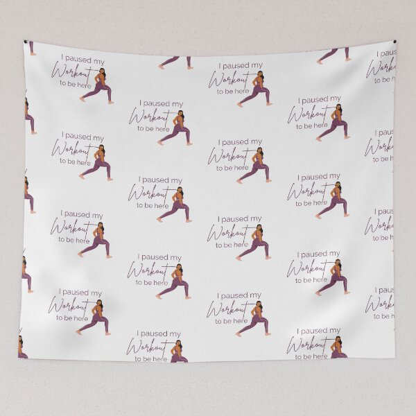 Item preview, I Paused My Workout To Be Here designed and sold by karolaan.