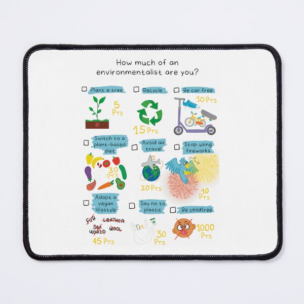Item preview, Environmentalist Quizz designed and sold by RandomCuteness.