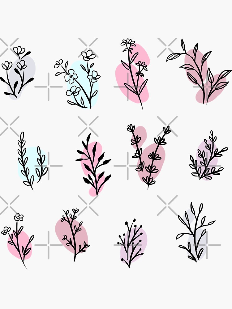 bulleted list clipart flowers