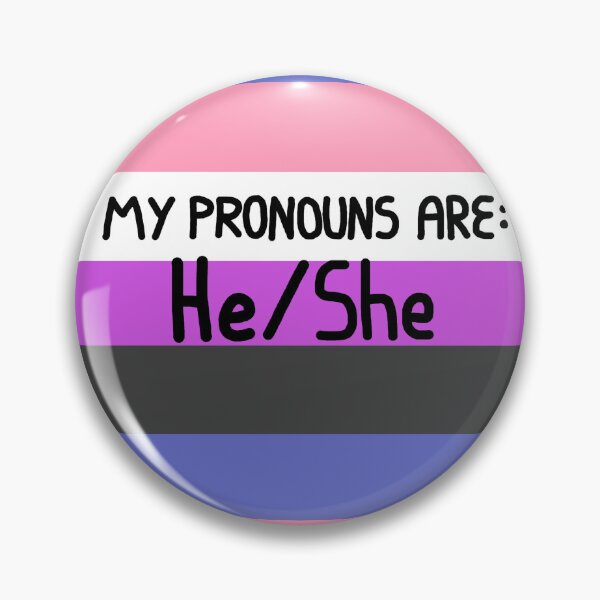 Item preview, Genderfluid he she designed and sold by AmIAnAngelYet.