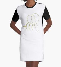 Bees Graphic T-Shirt Dress