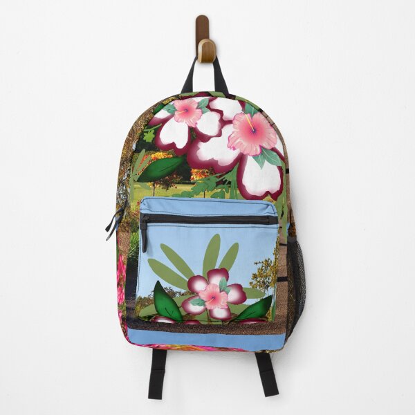 Item preview, White and Violet Flower with Green Leaves designed and sold by DigoCostaK7css.