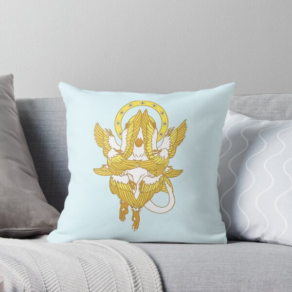Item preview, Seraphim Angel Raptor - gold lineart designed and sold by skipjaw.