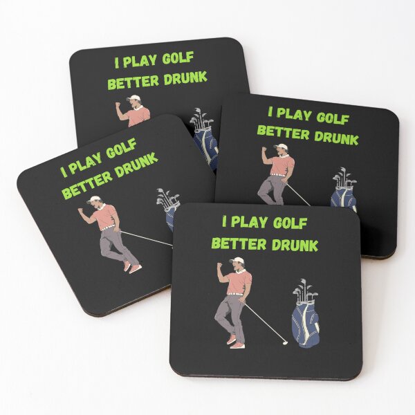 Item preview, I play golf better drunk designed and sold by TheFunDistrict.