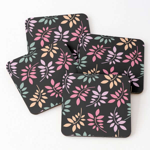 Item preview, Floral Seamless Pattern 2023 Softer Color Trends on Black designed and sold by Reconocer.