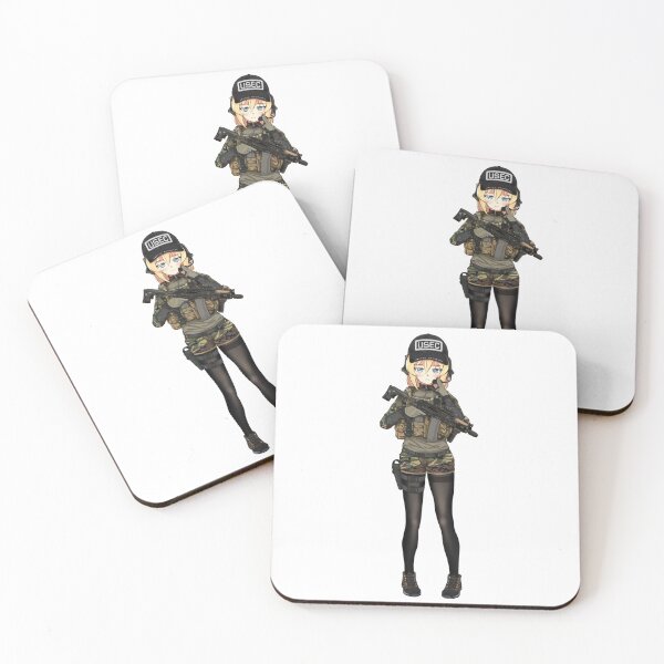 Item preview, Military Anime Girl designed and sold by kittiescuties.