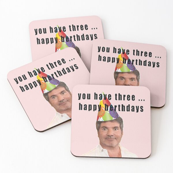 Item preview, You Have Three Happy Birthdays designed and sold by TheBigShop1.