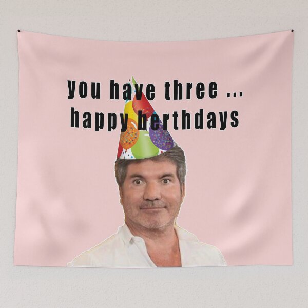 Item preview, You Have Three Happy Birthdays designed and sold by TheBigShop1.