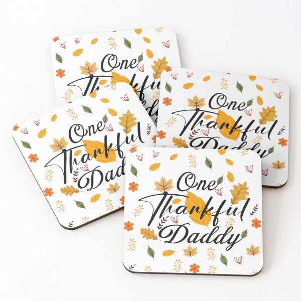 Item preview, One Thankful Daddy, Happy Thanksgiving Daddy, Gifts for thanksgiving and christmas lovers designed and sold by seritik.