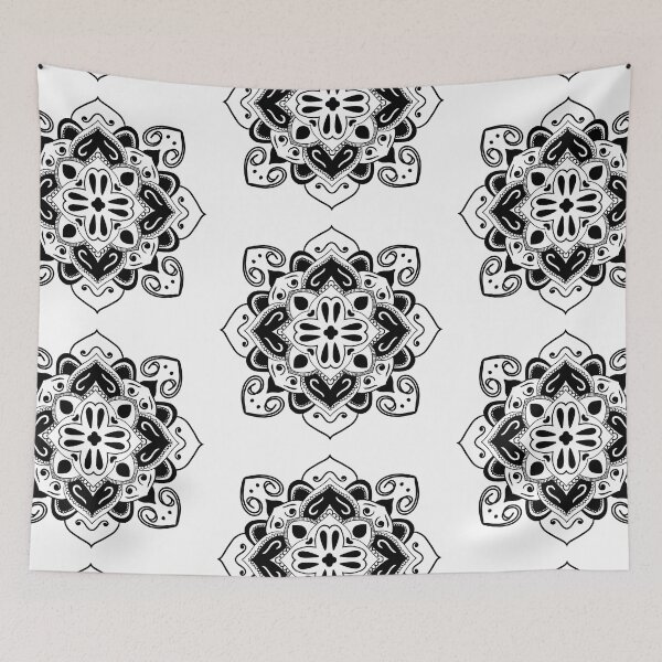 Item preview, Black Mandala designed and sold by NinniSilver.
