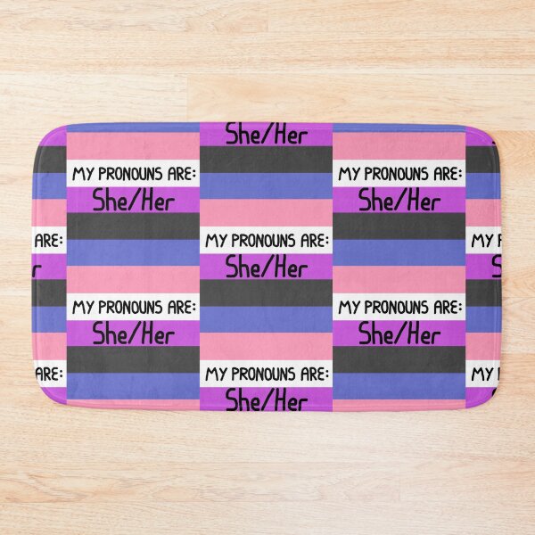 Item preview, Genderfluid she her designed and sold by AmIAnAngelYet.
