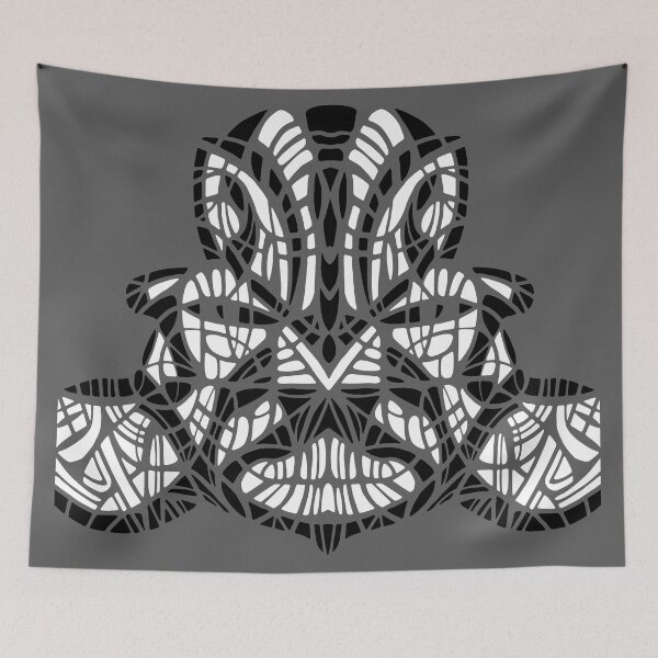 Item preview, OLMEC SHAMAN. BLACK/WHITE. designed and sold by 5hertz.