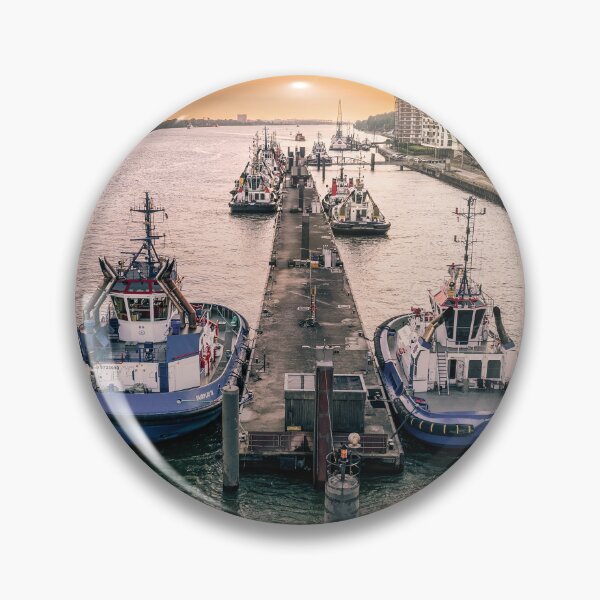 Item preview, Port of Hamburg tugboat designed and sold by KreativFoto.