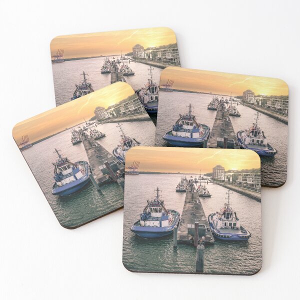 Item preview, Port of Hamburg tugboat designed and sold by KreativFoto.