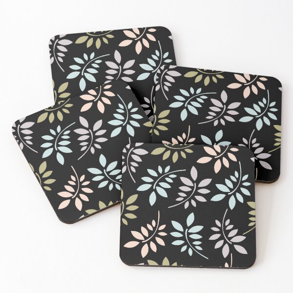 Item preview, Floral Seamless Pattern 2023 Light Color Trends on Black designed and sold by Reconocer.