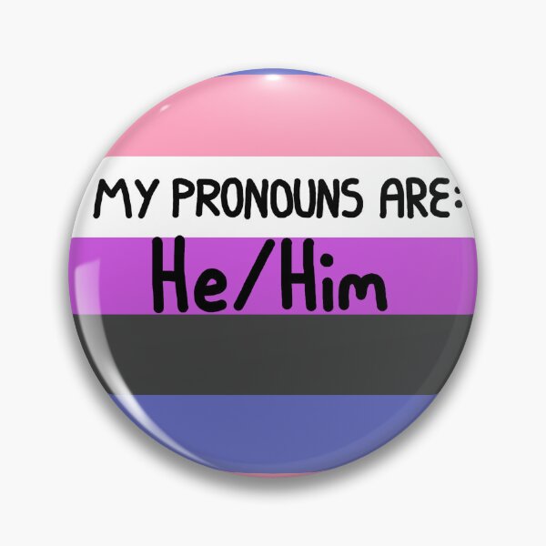 Item preview, Genderfluid he him designed and sold by AmIAnAngelYet.