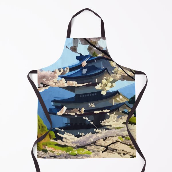 Item preview, Beautiful House In The Mountains In Watercolor Asian Style designed and sold by luisalfonso1989.