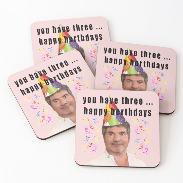 Item preview, You Have Three Happy Birthdays simon designed and sold by TheBigShop1.