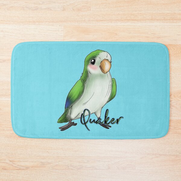 Item preview, Cute Quaker Parrot with text designed and sold by iduzarts.