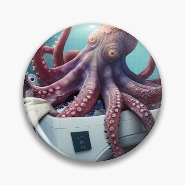 Item preview, Octopuses can do laundry four times faster designed and sold by RK - Shop.