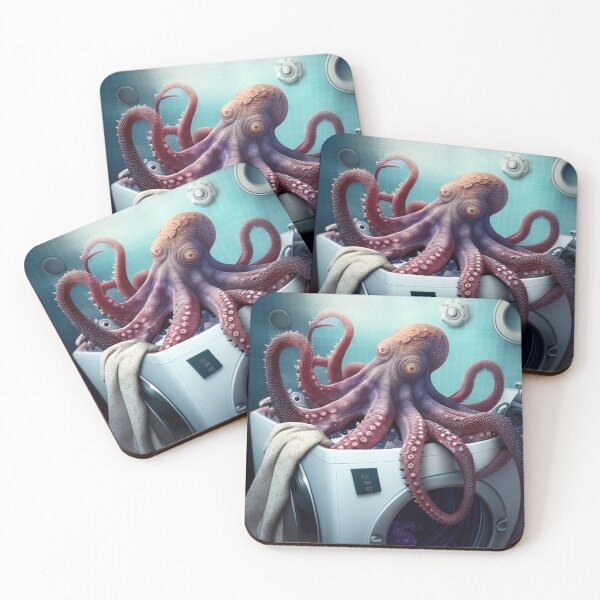 Item preview, Octopuses can do laundry four times faster designed and sold by RK - Shop.