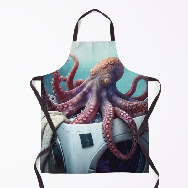 Item preview, Octopuses can do laundry four times faster designed and sold by RK - Shop.