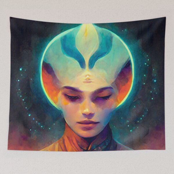 Item preview, Arcturian StarSeed full of Love and Benevolence - spiritual art spiritual artwork spirituality wellness well-being designed and sold by LvSoulCreations.