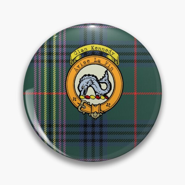 Artikelvorschau, Kennedy Schottischer Tartan und Wappen entworfen und verkauft von BagTown Clans.