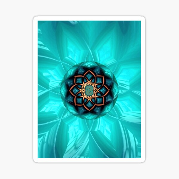 Item preview, Crystal Palace - Fractal Mandala Art designed and sold by Jillianamatt.