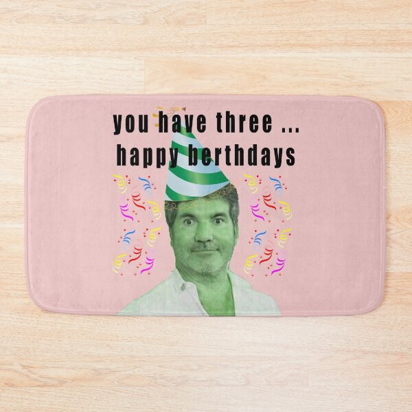Item preview, You Have Three Happy Birthdays simon hulk designed and sold by TheBigShop1.