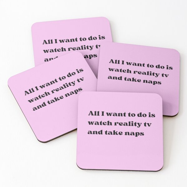 Item preview, Watch reality tv and take naps designed and sold by TheFunDistrict.