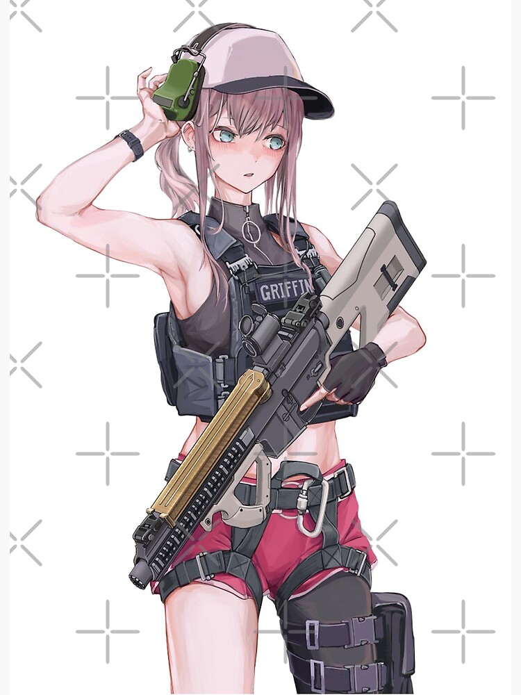 anime girl holding a gun (txt2img AI art) by Nearlan2585 on DeviantArt