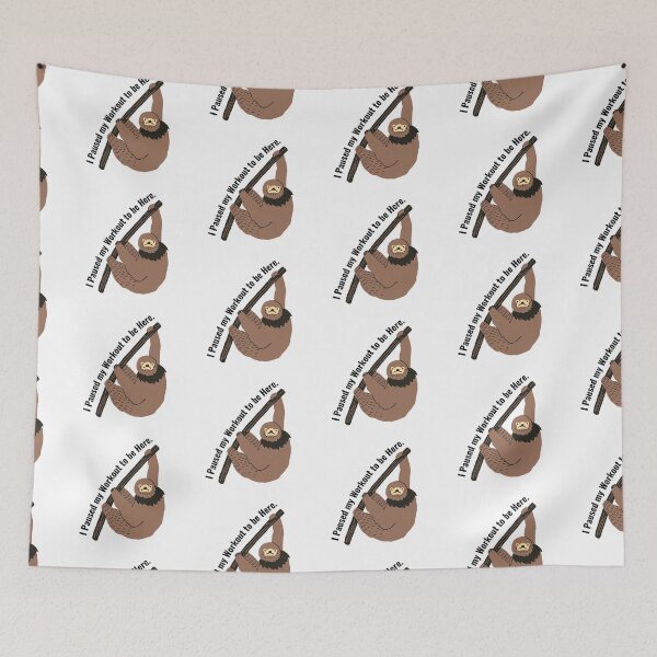 Item preview, I Paused My Workout To Be Here designed and sold by karolaan.