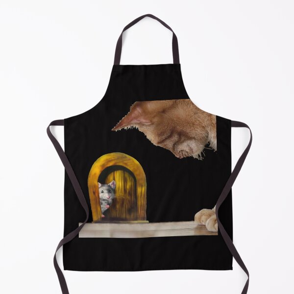 Item preview, The Mouse The Cat Is at My Door BLK.2 designed and sold by Rowena Jones.