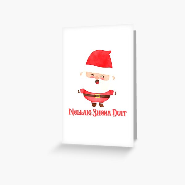 Item preview, Father Christmas - Nollaig Shona Duit designed and sold by deedarragh.