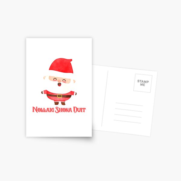 Item preview, Father Christmas - Nollaig Shona Duit designed and sold by deedarragh.